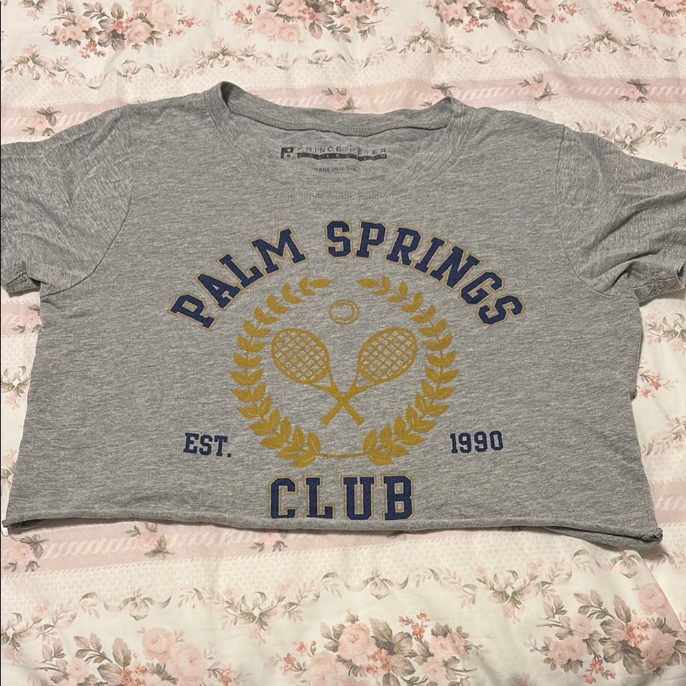 Prince Peter Collection Gray and Gold Short Sleeve Tee